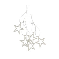 Zestaw zawieszek - ozdobne gwiazdki 12szt BN8062 Arpex